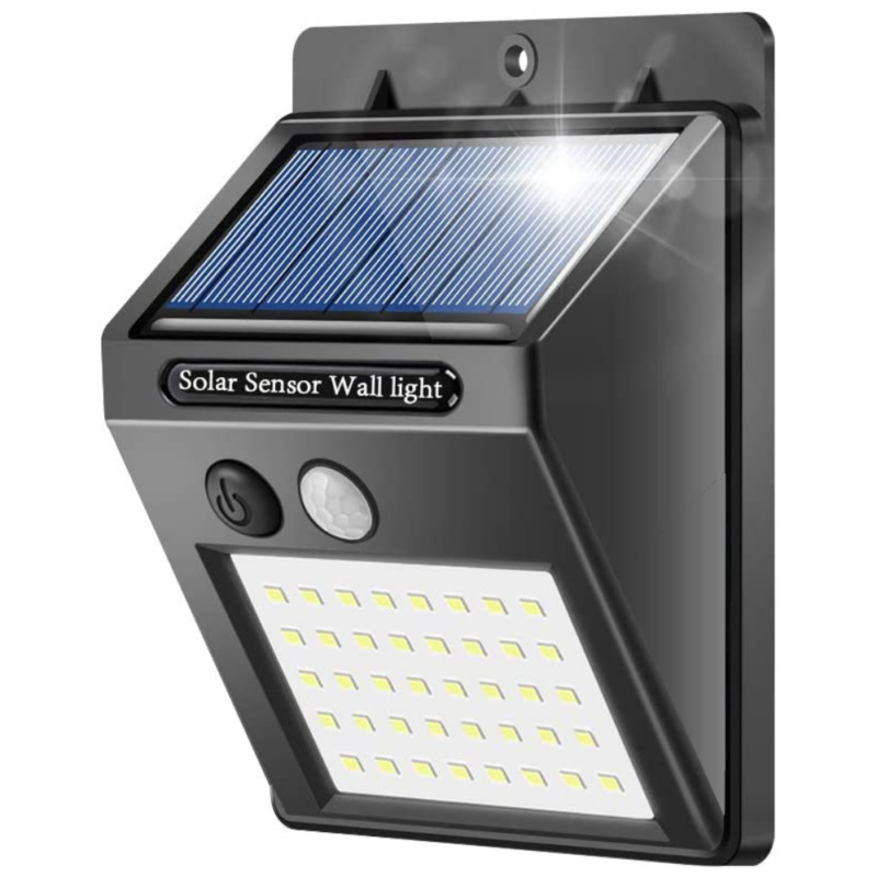 Luces Solares Para Exterior 30 LED Ahorro Energía Panel Solar